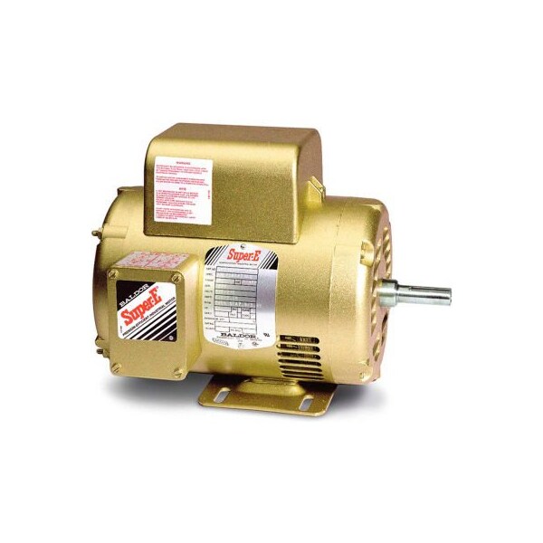 Baldor-Reliance Motor EL1408T, 3HP, 1750RPM, 1PH, 60HZ, 184T, 3634LC, OPSB, F1